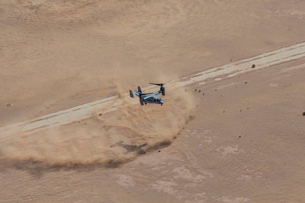 HMLA-775 escorts VMM-764 during combined training