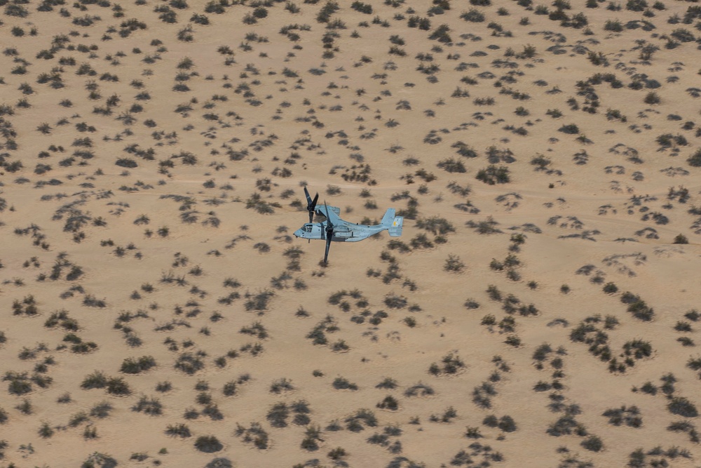 HMLA-775 escorts VMM-764 during combined training