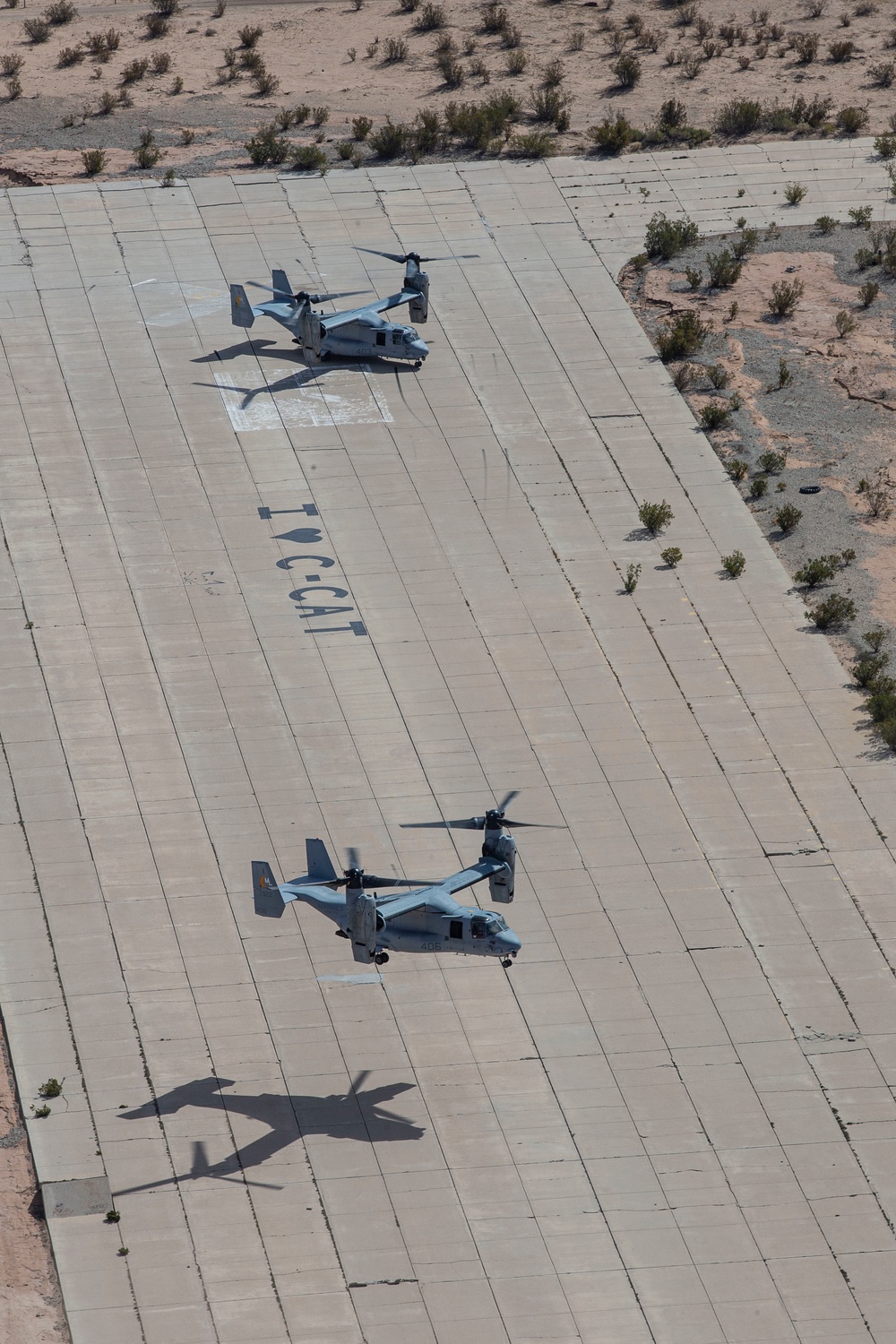 HMLA-775 escorts VMM-764 during combined training