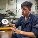 USS Carl Vinson (CVN 70) Sailor Conducts Maintenance in Indian Ocean