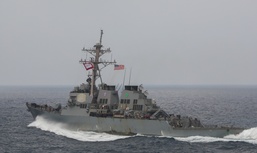 USS The Sullivans Departs CSG-21