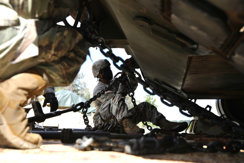 Provider Soldiers move the Rock