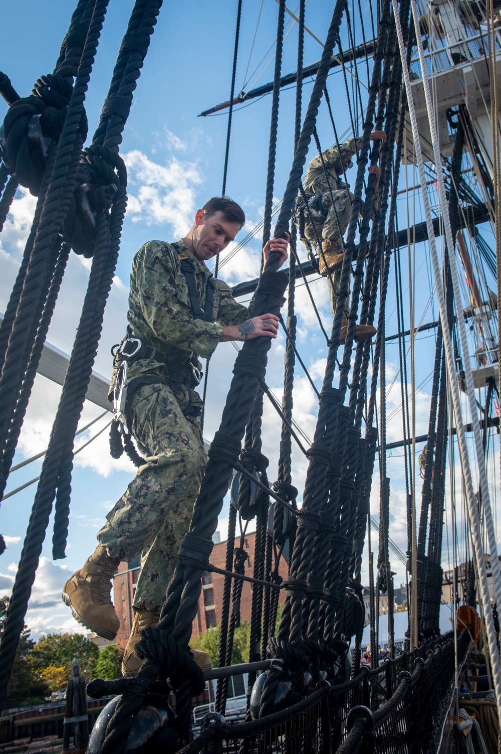 USS Constitution hosts Chief Petty Officer Heritage Weeks