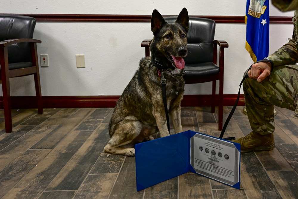 Topi's Retirement Ceremony