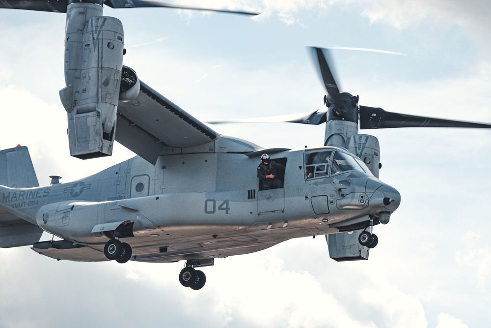 Historical osprey landing at ECSU during career fair