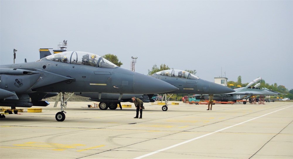 F-15E Strike Eagles bring Castle Forge to Romania and Bulgaria