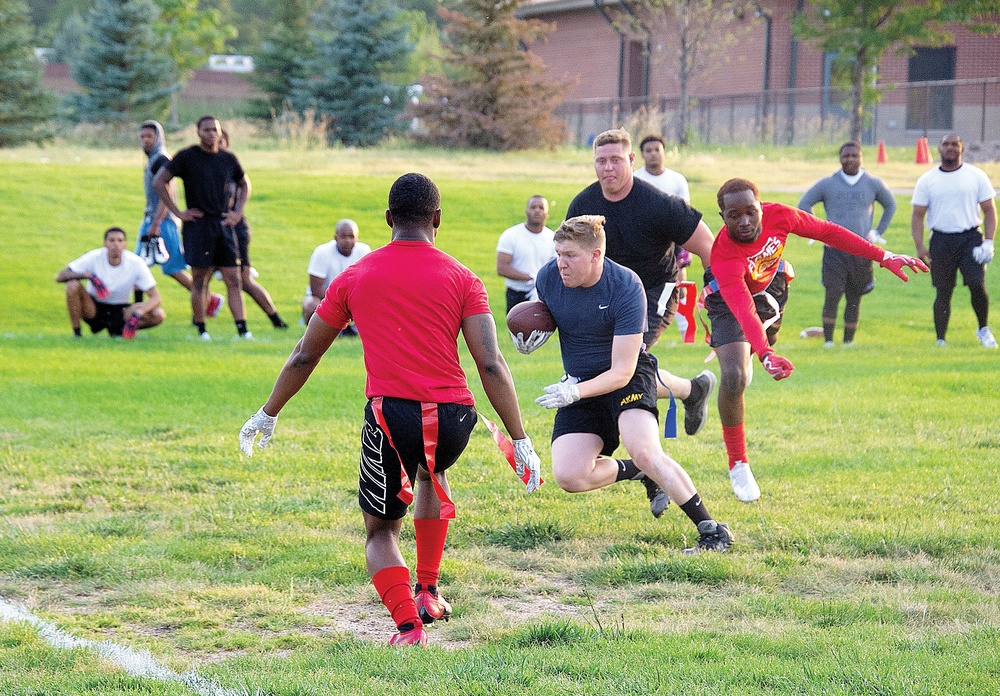 Flag football kicks off at Riverfront