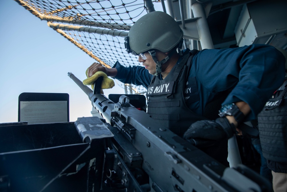 USS Makin Island Live Fire Training