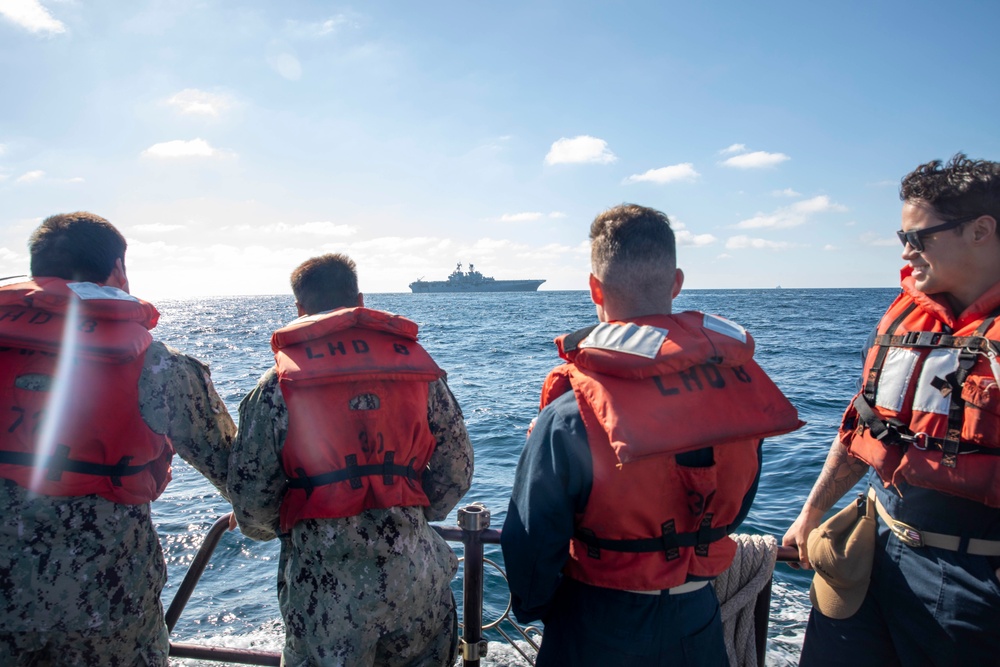 USS Makin Island Small Boat Operations