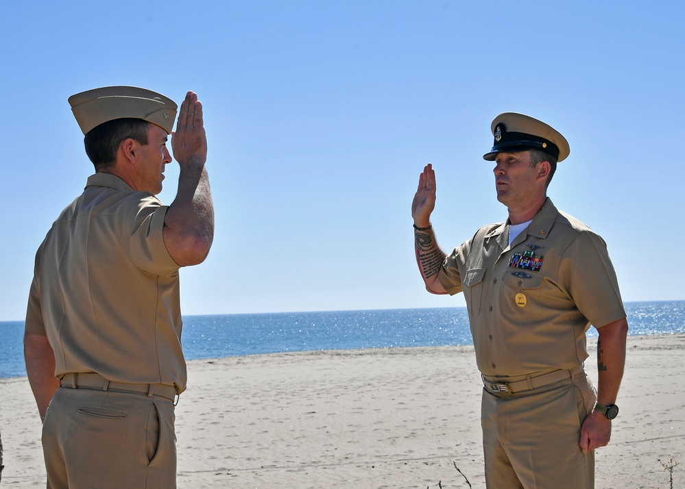 Senior Chief Pickle Reenlistment at Point Mugu