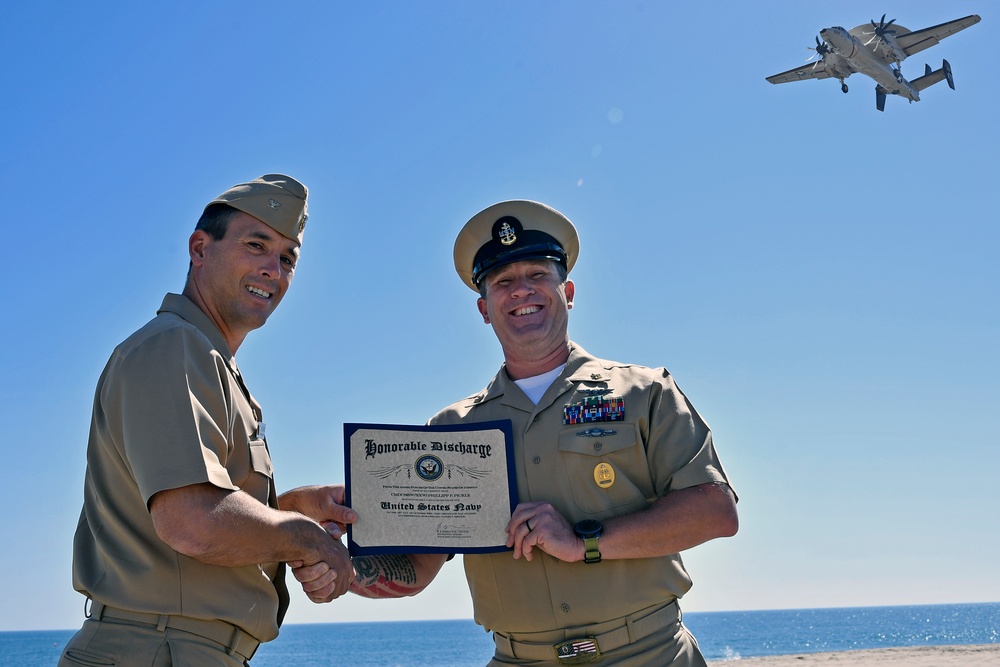 Senior Chief Pickle Reenlistment at Point Mugu