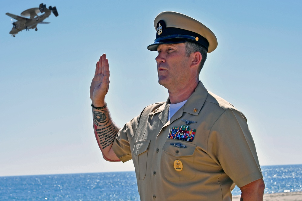 Senior Chief Pickle Reenlistment at Point Mugu