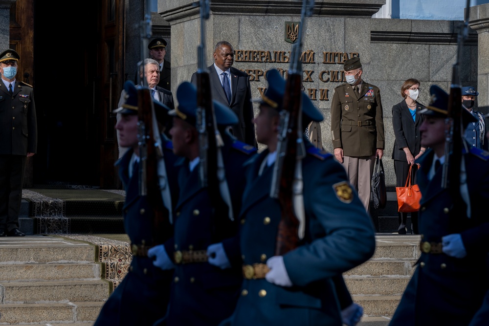 SECDEF Visit to Ukraine and Romania