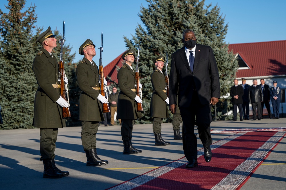 SECDEF Visit to Ukraine and Romania