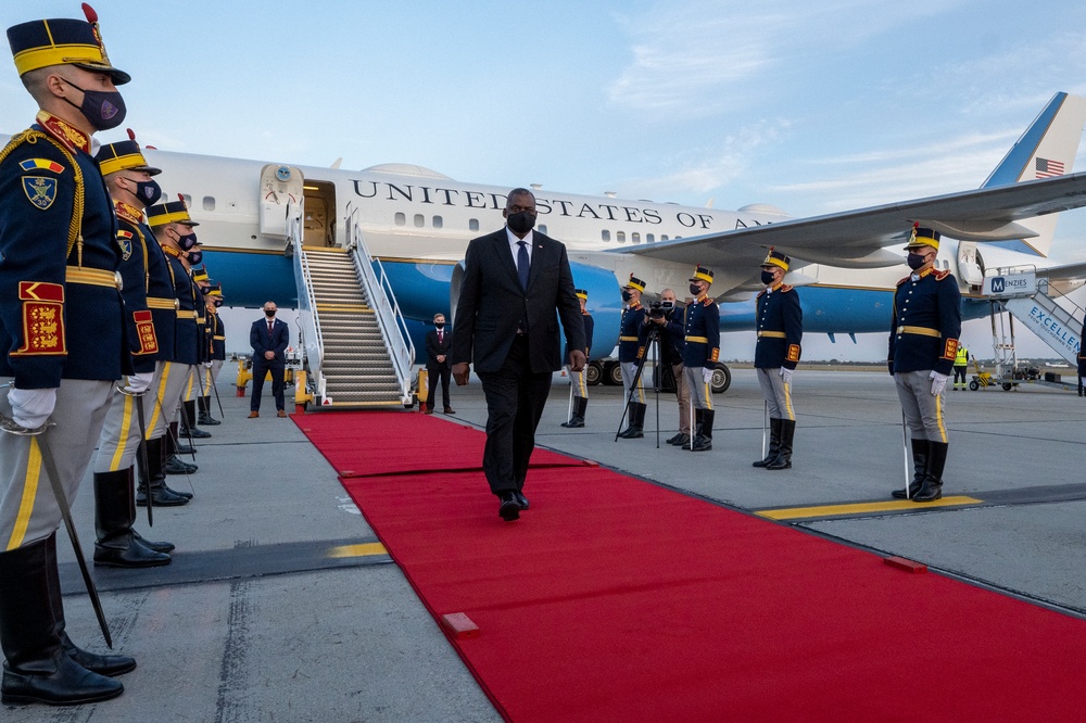 SECDEF Visit to Ukraine and Romania