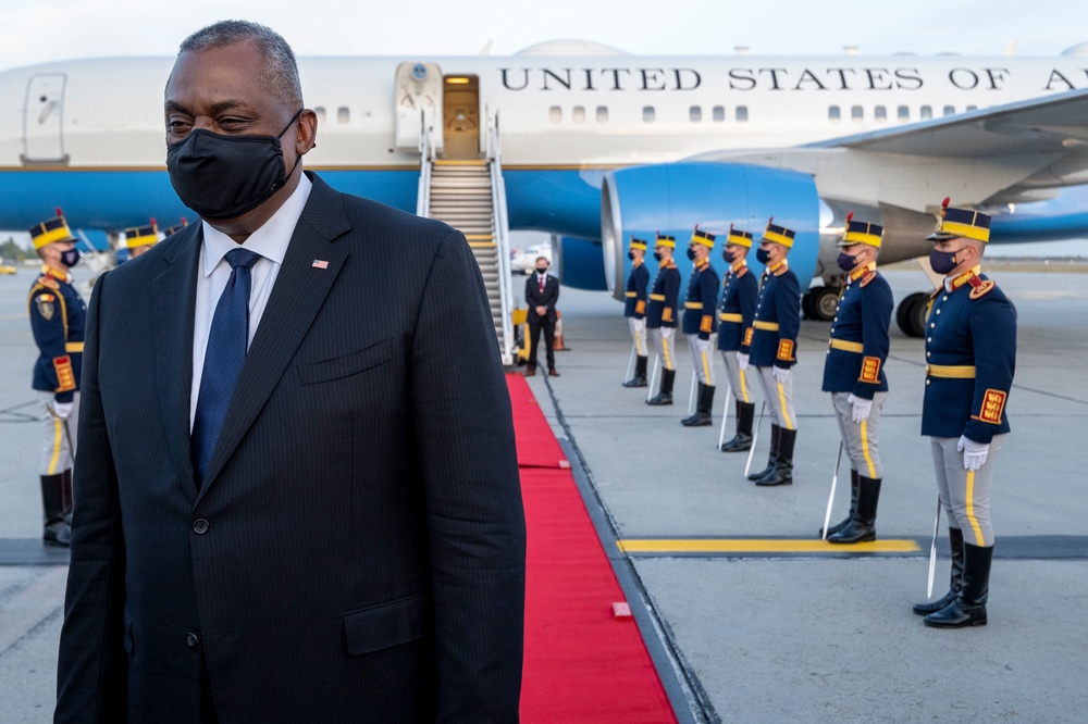 SECDEF Visit to Ukraine and Romania
