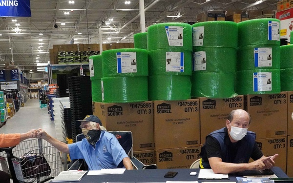 Hurricane Ida: Thibodaux Big Box Store Outreach