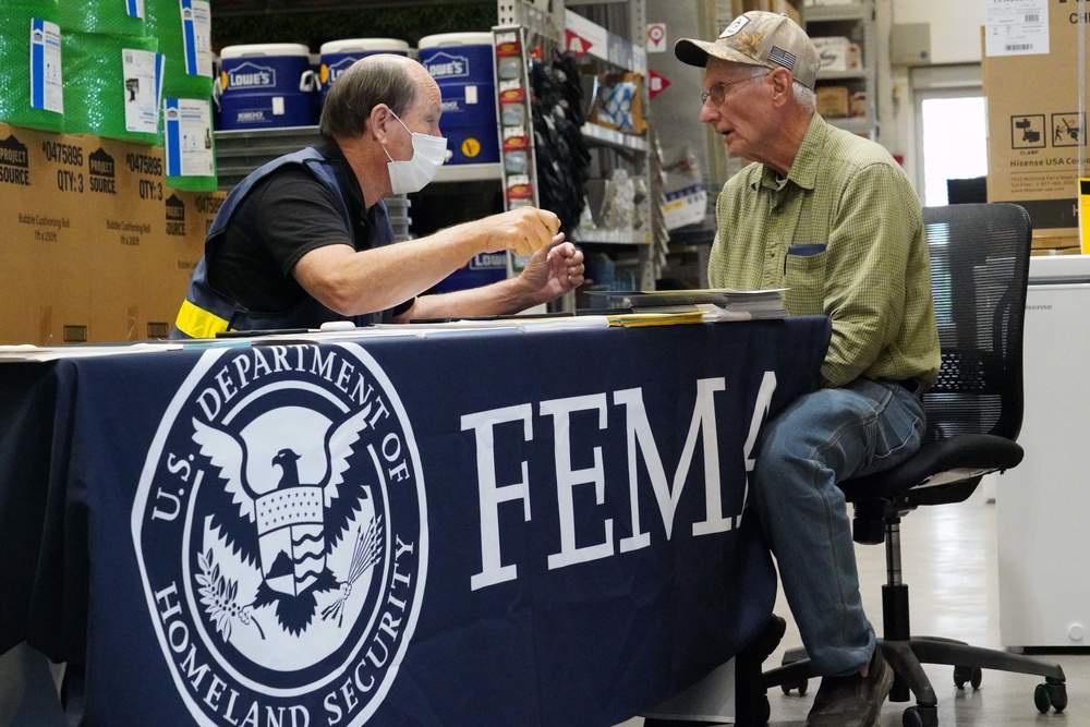 Hurricane Ida: Thibodaux Big Box Store Outreach