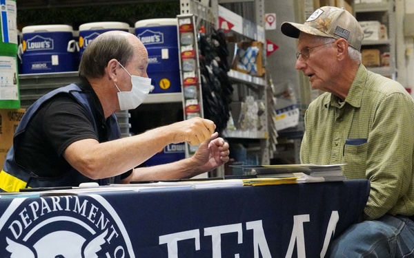 Hurricane Ida: Thibodaux Big Box Store Outreach