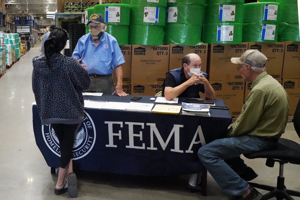 Hurricane Ida: Thibodaux Big Box Store Outreach