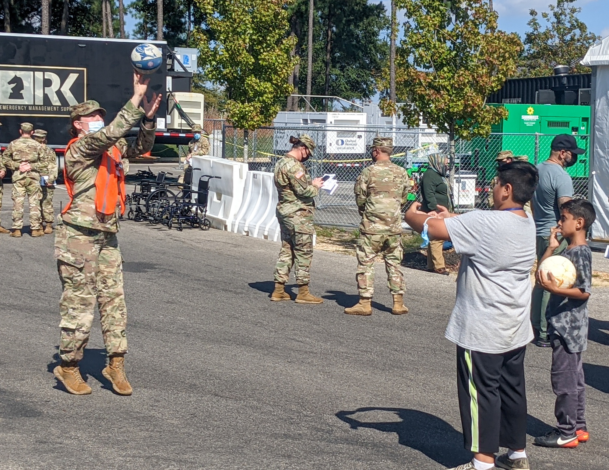 DVIDS - Images - Afghan Evacuees Arrive at Fort Lee [Image 1 of 8]