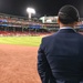 Hanscom airmen participate in ALCS pregame