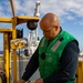 Makin Island Sailors Conduct Forklift Maintenance