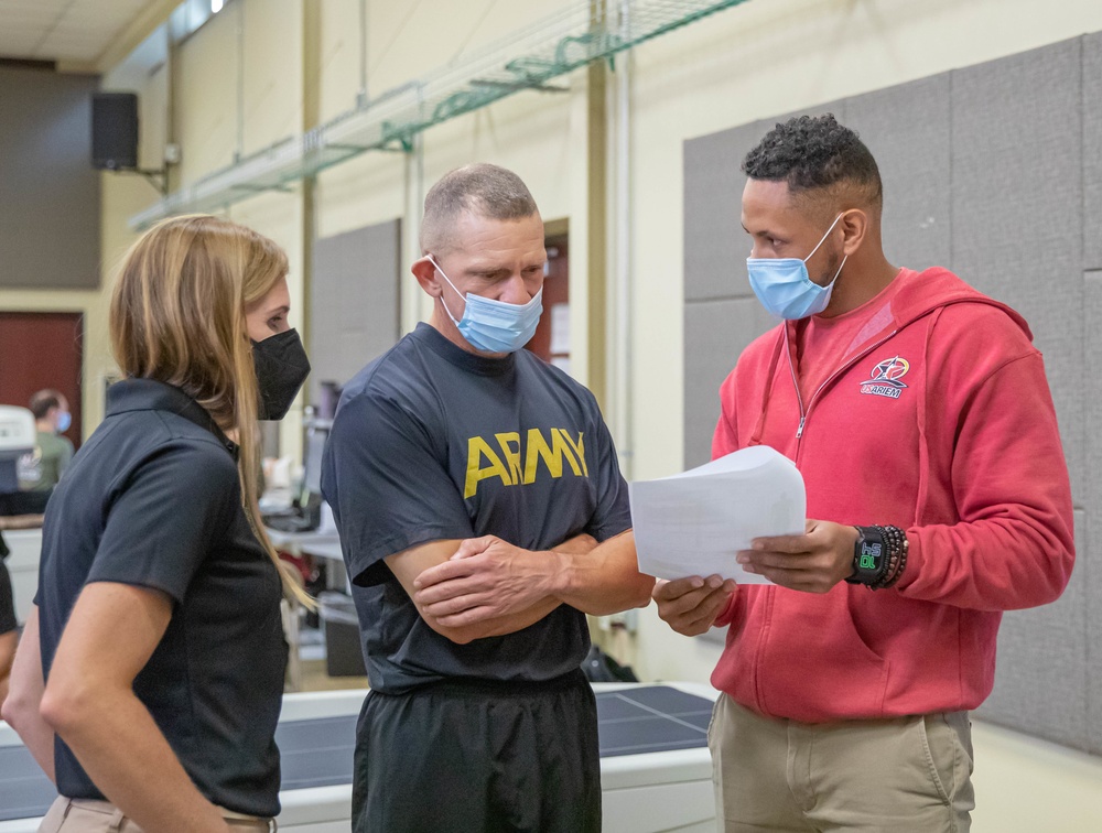 Sgt. Maj. of the Army Michael A. Grinston Participates in Army Comprehensive Body Composition Study