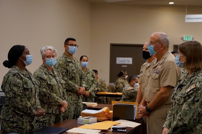 U.S. Navy Surgeon General visits Afghan Reception Team 3