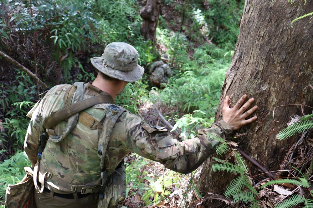 Exercise Lightning Forge: 1st SFG (A) Soldiers identify, assault enemy positions