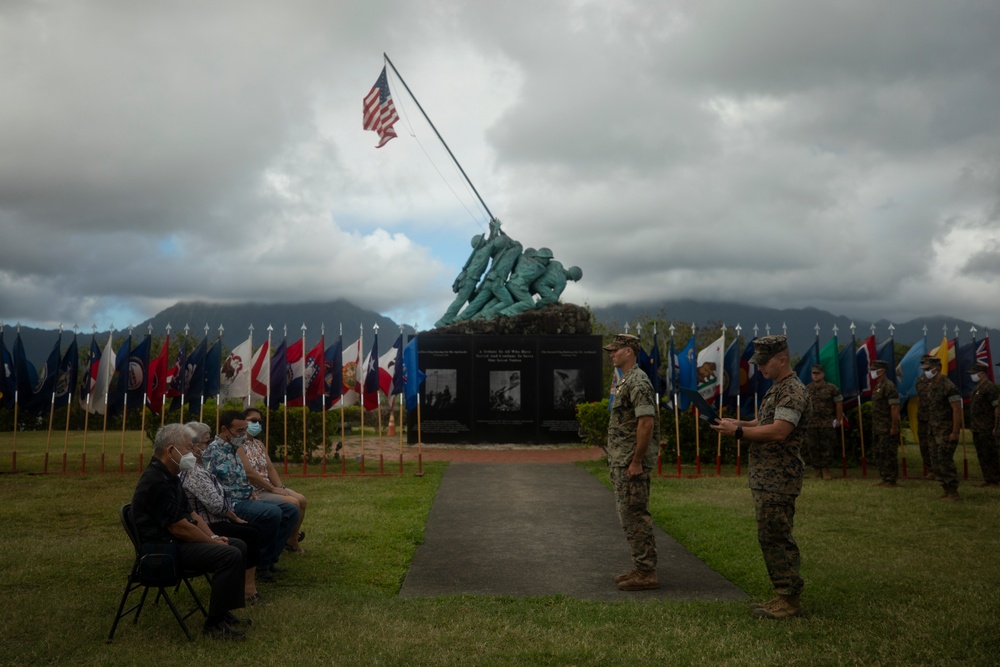 U.S. Marine posthumously awarded Distinguished Flying Cross