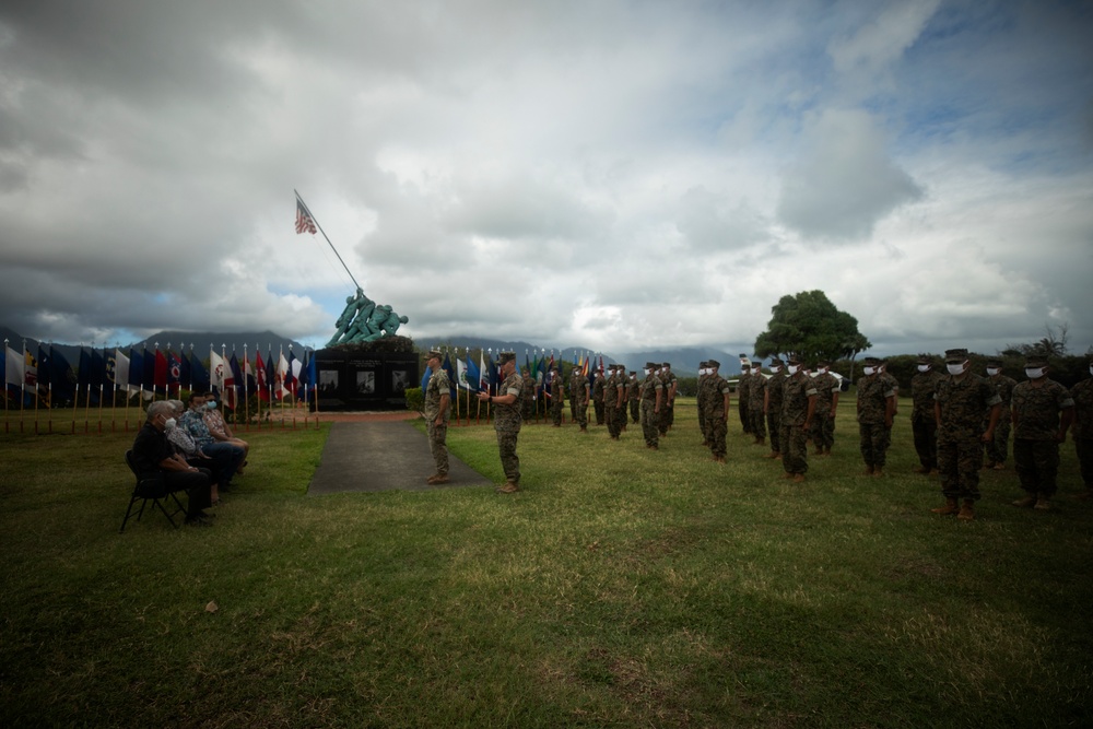 U.S. Marine posthumously awarded Distinguished Flying Cross