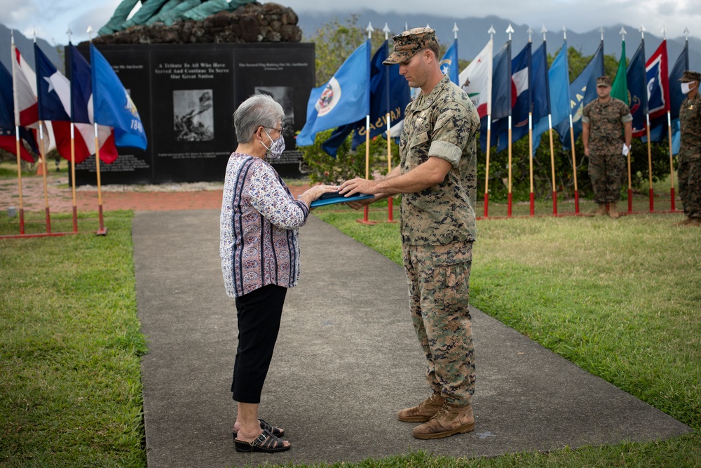 U.S. Marine posthumously awarded Distinguished Flying Cross