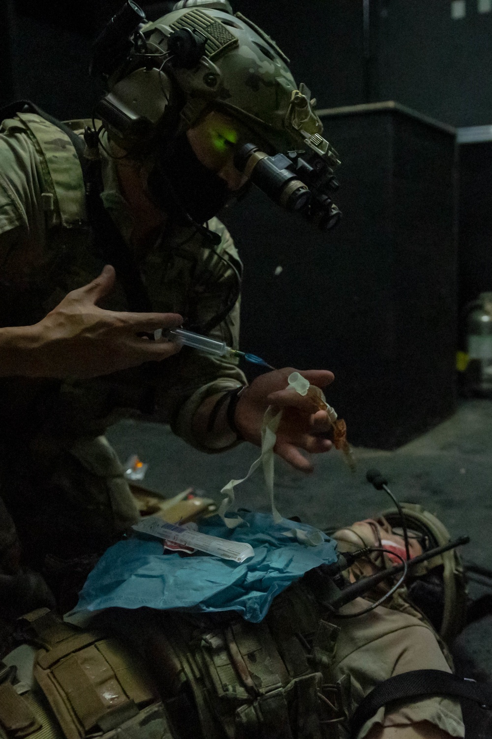 18th Security Forces Squadron, Army 1st Special Forces Group conduct TCCC training