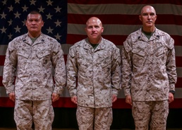 Task Force 51/5 Hails Sergeant Major Vargas, Says Farwell to Sergeant Major Tueichi