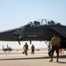 Strike Eagle aircrews conduct rapid crew swaps