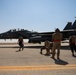 Strike Eagle aircrews conduct rapid crew swaps