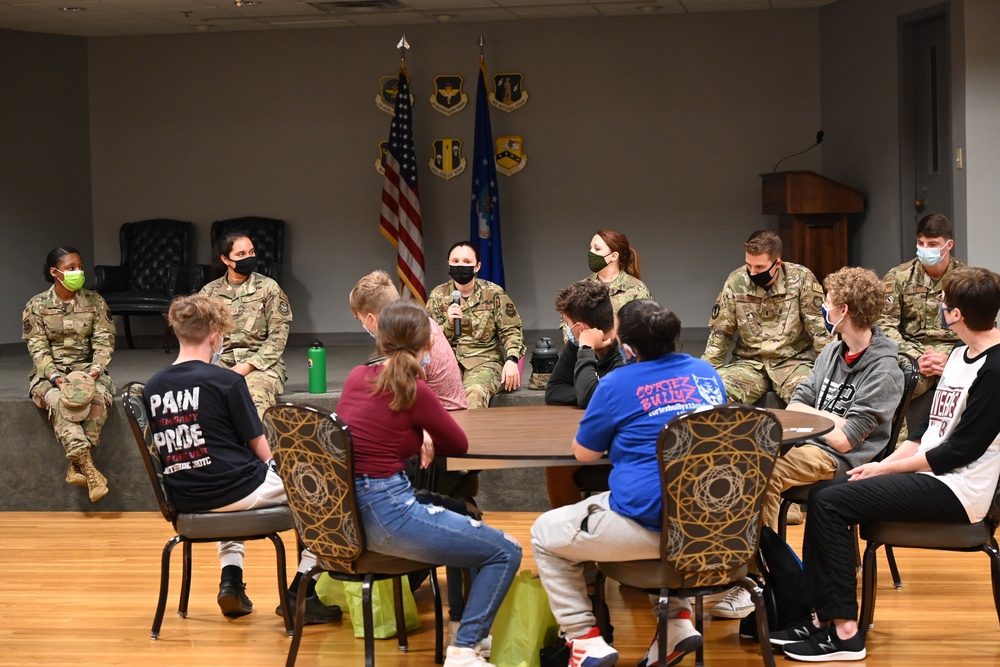 Aim High: Arkansas high school students visit LRAFB