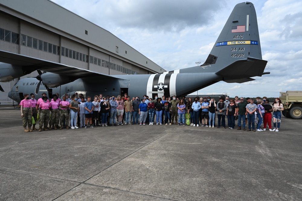Aim High: Arkansas high school students visit LRAFB