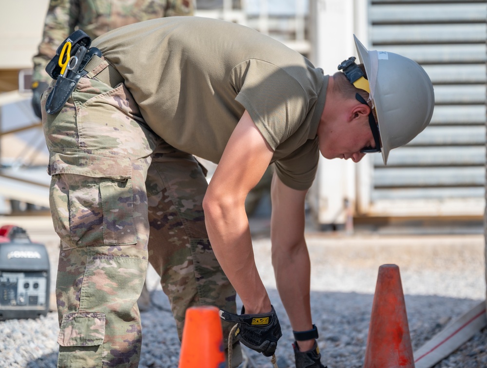 Engineering and Installation team tackles communication lines