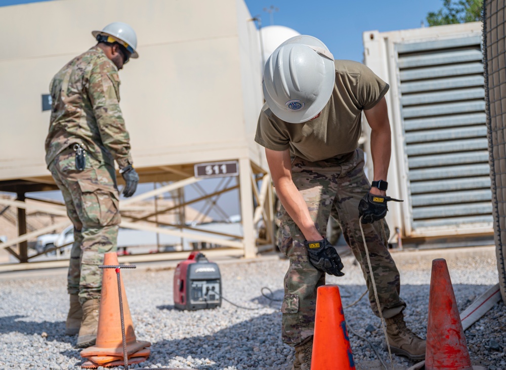 Engineering and Installation team tackles communication lines