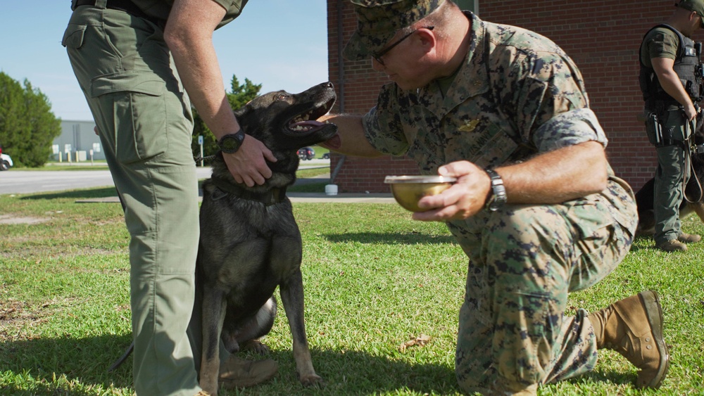Marine Corps Air Station Cherry Point Blessing of the Animals