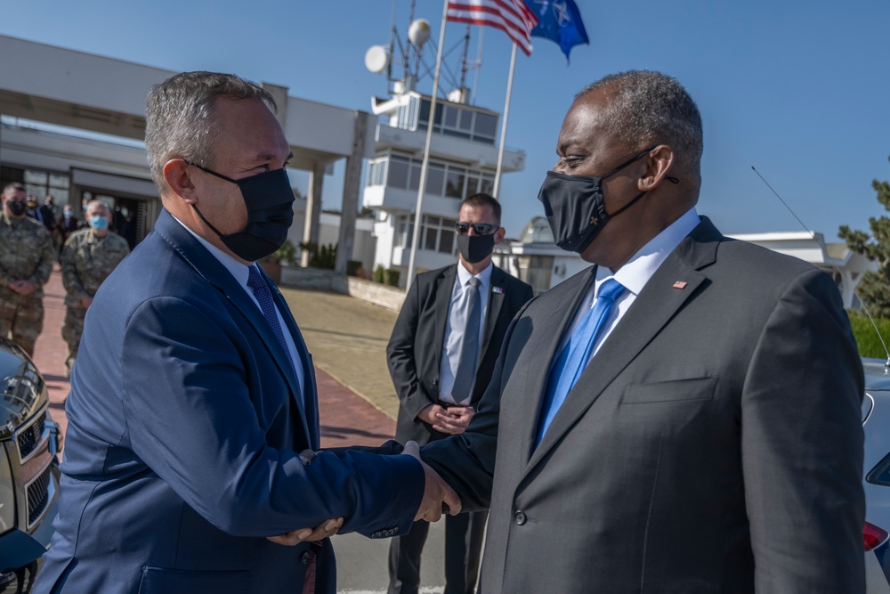 SECDEF Visits Allies in Romania