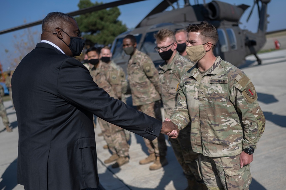 SECDEF Visits Allies in Romania