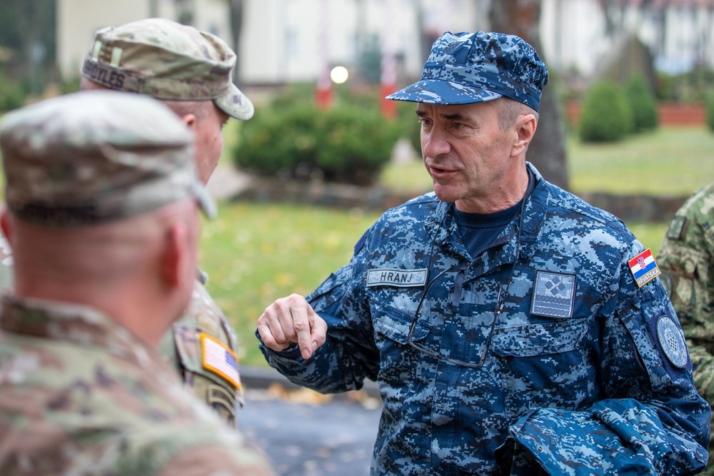 Croatian and Polish military delegations visit Battle Group Poland