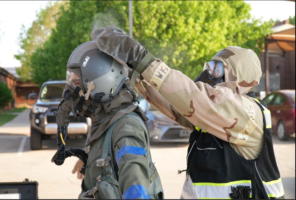 Mustangs Lead Air Force Safety with Aircrew Contamination Control Area Course  (3 of 11)