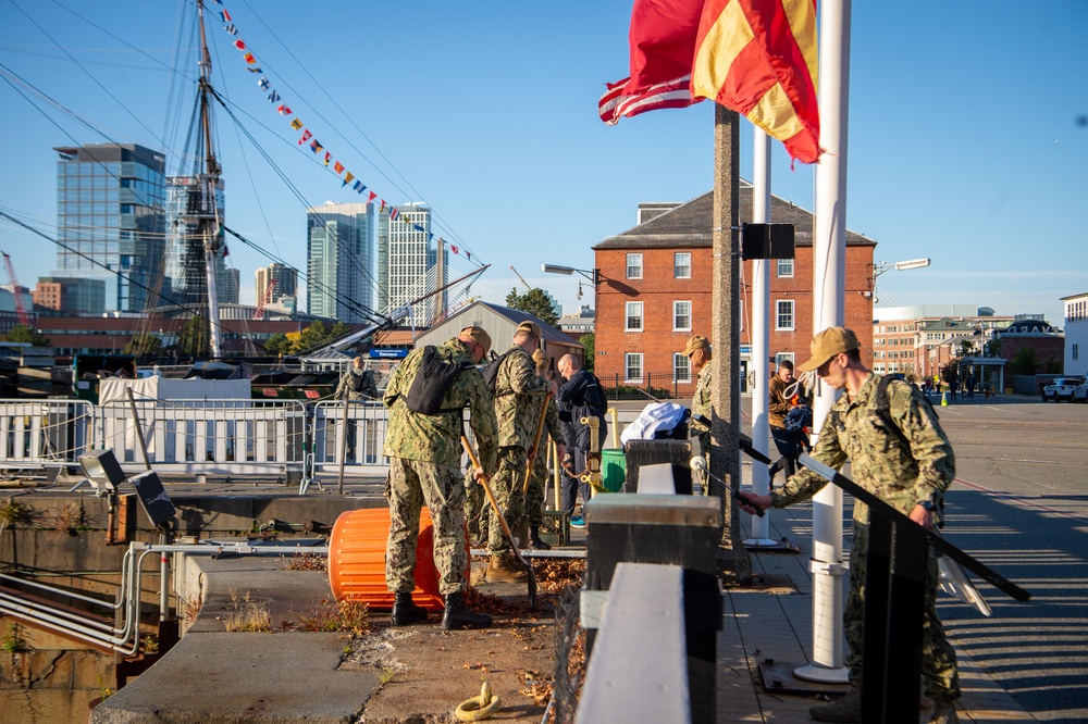 USS Constitution hosts Chief Petty Officer Heritage Weeks