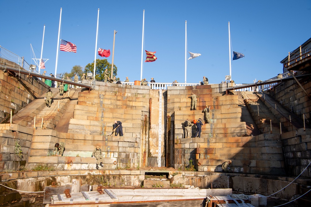 USS Constitution hosts Chief Petty Officer Heritage Weeks