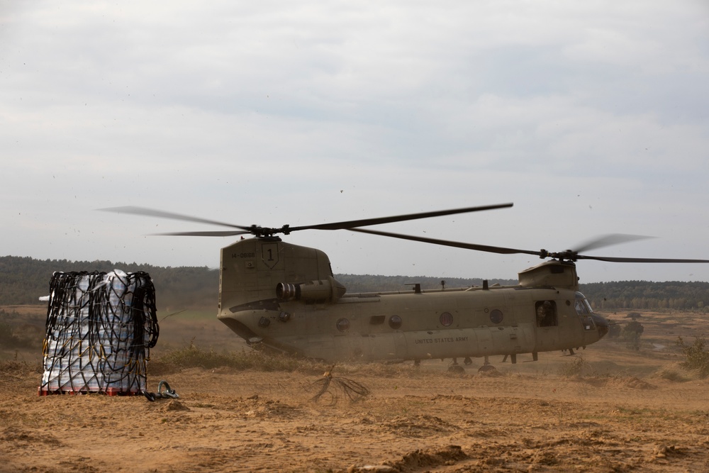 101 BSB, 1ID conducts sling load exercise
