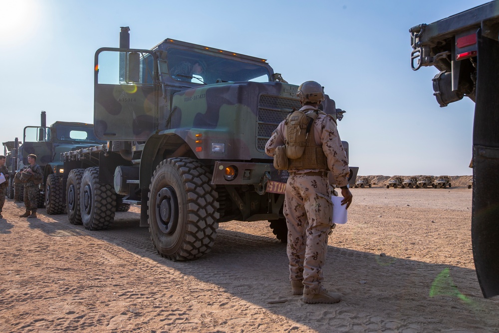 1st Transportation Support Battalion prepares partner nation forces for SLTE 1-22